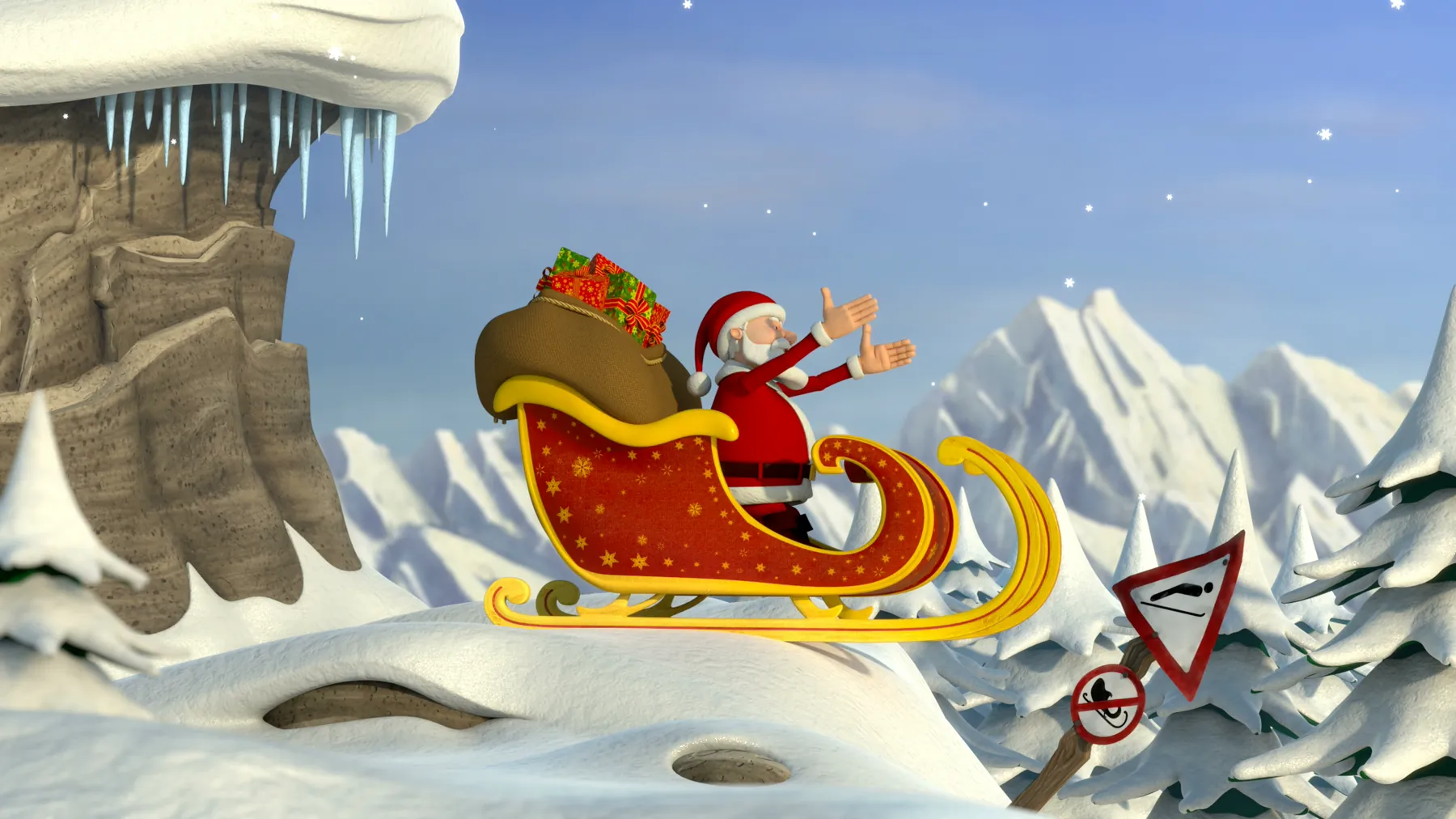 Santa's Sleigh Jump