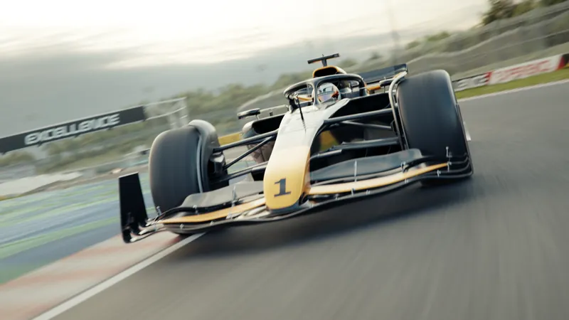 Formula race car